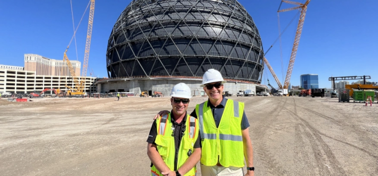 ¿Qué es esa esfera gigante que se está construyendo en Las Vegas?.