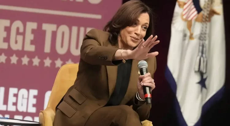 La Vicepresidenta Kamala Harris se encuentra en Las Vegas el dia de hoy
