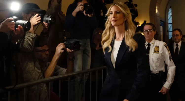 Ivanka Trump subió al estrado como testigo en juicio Donald Trump