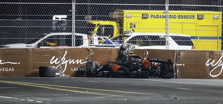 Lando Norris no culpa a la pista del Gran Premio de Las Vegas por su fuerte accidente en la carrera