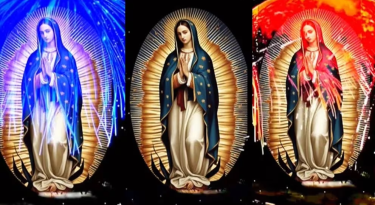 Proyección de la Virgen María en ‘The Sphere Las Vegas’