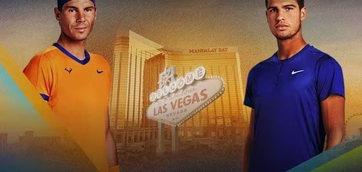 Evento exclusivo en Las Vegas: Nadal y Alcaraz en acción