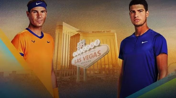 Evento exclusivo en Las Vegas: Nadal y Alcaraz en acción