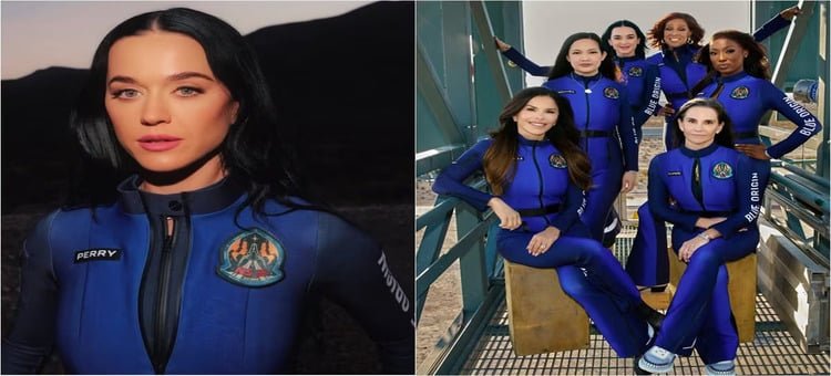 Katy Perry viajó al espacio con Blue Origin: tripulación exclusivamente femenina