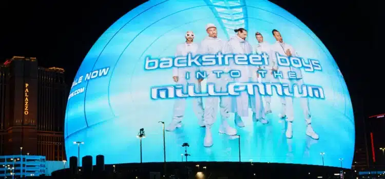 Los Backstreet Boys suben al escenario en Las Vegas Sphere