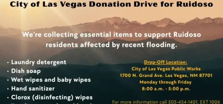 Las Vegas realiza una campaña de donación para Ruidoso