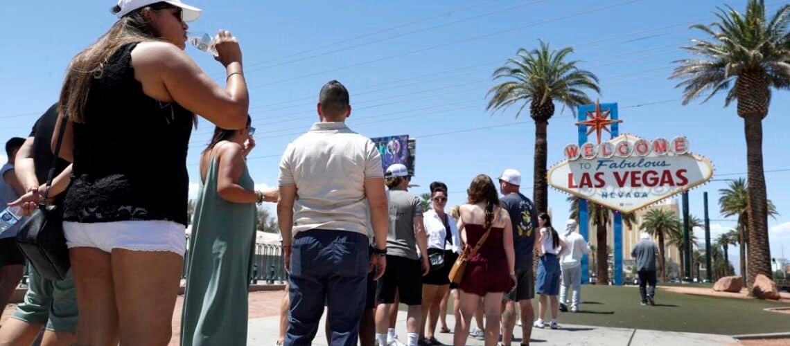 Las temperaturas en Las Vegas superarán los 100 grados durante la próxima semana