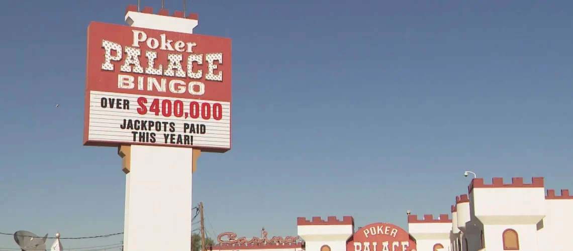 El Poker Palace en North Las Vegas cierra y 126 empleados serán despedidos