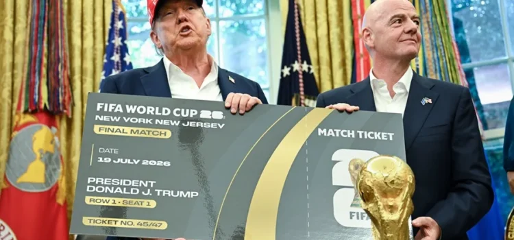 Donald Trump le quita el sorteo mundialista a Las Vegas