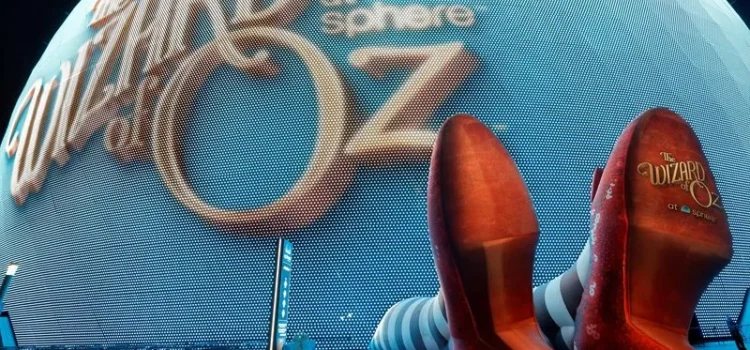 El Mago de Oz en Sphere debuta en Las Vegas en medio de la controversia por los cambios en la IA