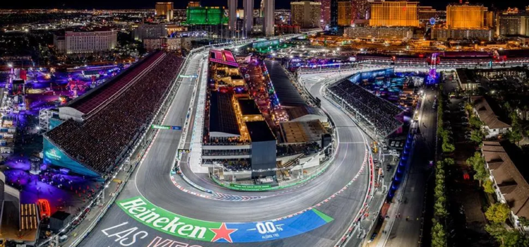 Continúan las obras de carretera antes del Gran Premio de Las Vegas