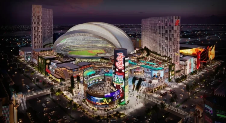 Plan para 2029 para un complejo turístico que rodea el estadio de los A’s