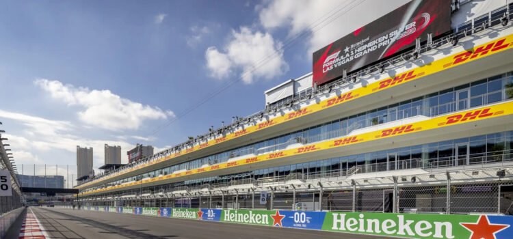 El colapso de la pista de Fórmula 1 comienza en Las Vegas Strip