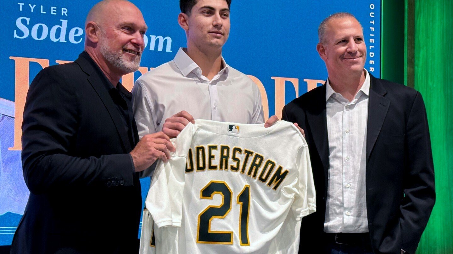 Atléticos anuncian acuerdo con Soderstrom en su futura casa de Las Vegas